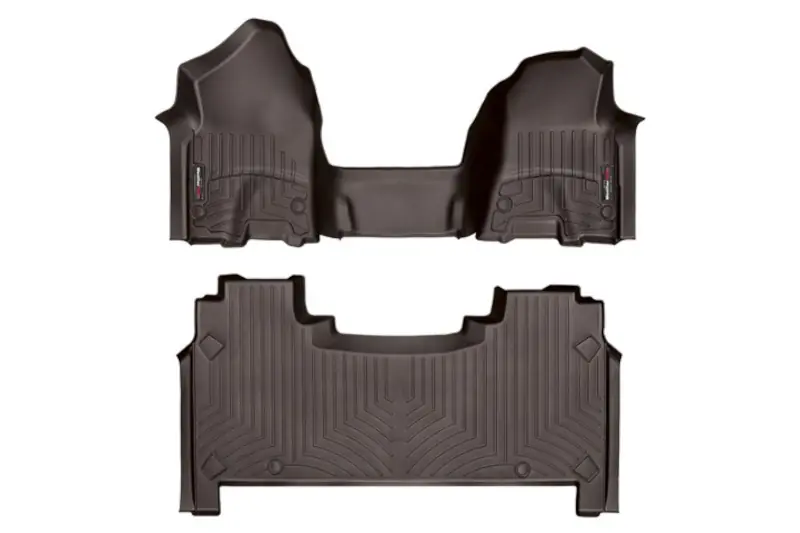2019-2024 RAM 1500 WeatherTech FloorLiner Cocoa Full Set (Bench Seating) | 4714301-4714283