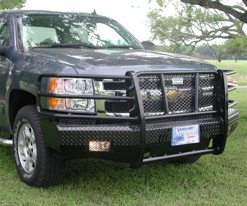 Ranch Hand FSC08HBL1 Summit Front Bumper with Grille Guard