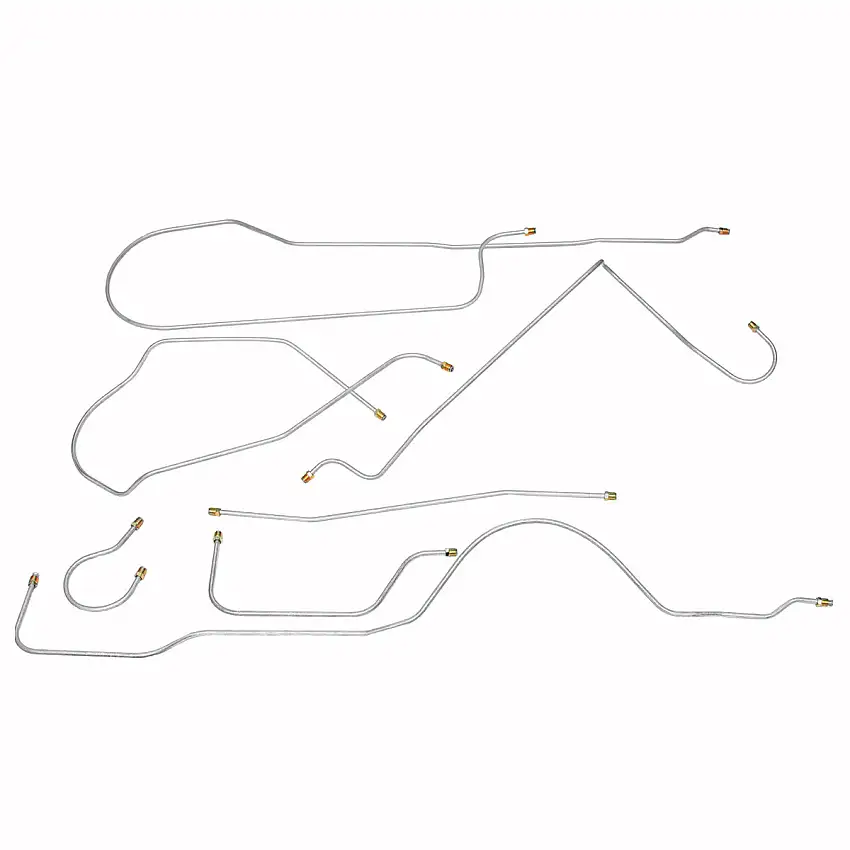 1952 Buick Roadmaster Series 70 (Only) Complete Manual Brake Line Kit 6pc, Stainless