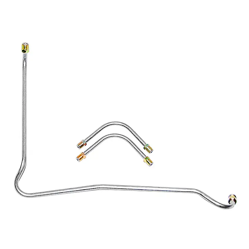 1967-68 Chevrolet Camaro 396CID-350/375HP 4bbl Holley Dual-Feed 3/8" 5/16" Pump to Carb Lines 3pc Stainless