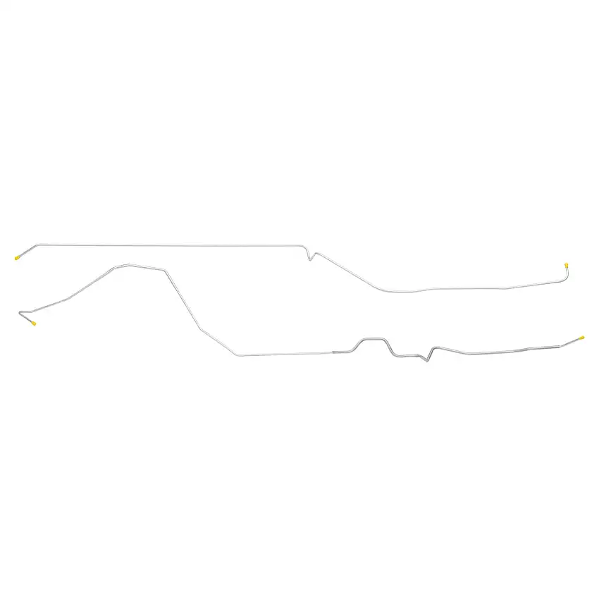 1970-71 Chevrolet Camaro (PS Routing w/Spring Guard) Tank to Pump 1/4" Fuel Return 2pc, Stainless
