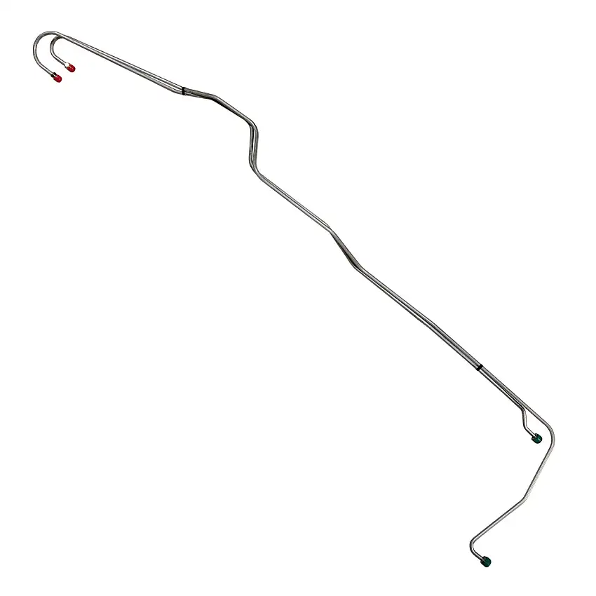 1962-64 Chevrolet Impala V8 Powerglide w/Cast Iron Case 5/16" Trans Cooler Lines 2pc, Stainless
