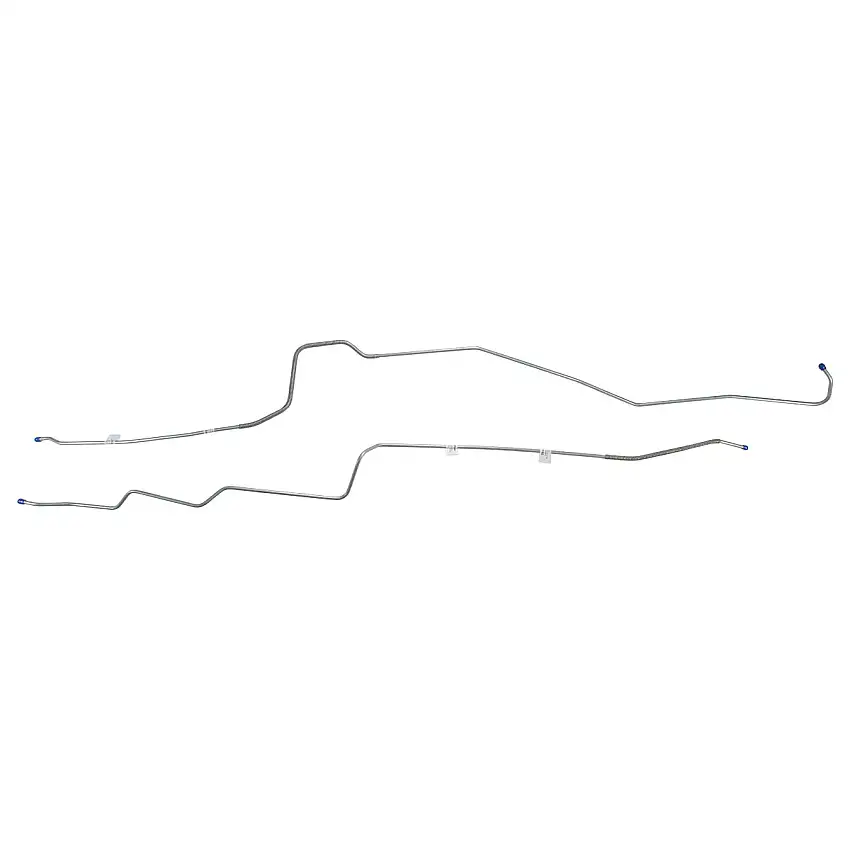 1973-74 Chevrolet Nova/SS (PS Routing) 5/16" Main Fuel Lines 2pc, Stainless