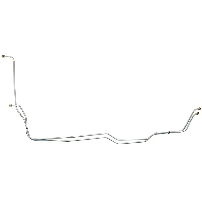 1970-71 Chevrolet Nova SS V8 T350 5/16" Trans Cooler Lines 2pc, Stainless