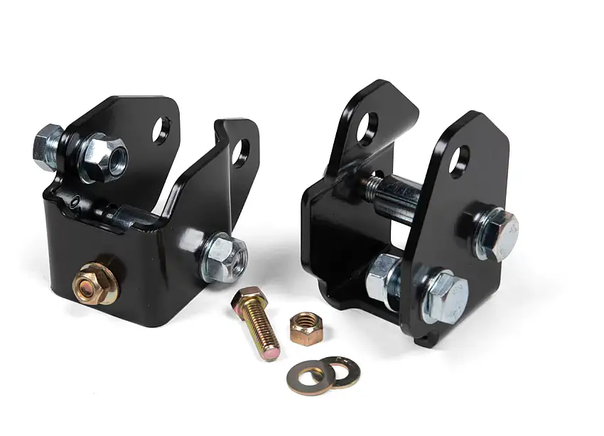 JKS Manufacturing Front Shock Extension Brackets for 2018-24+ Jeep Wrangler JL, JLU & Gladiator JT JKS9611