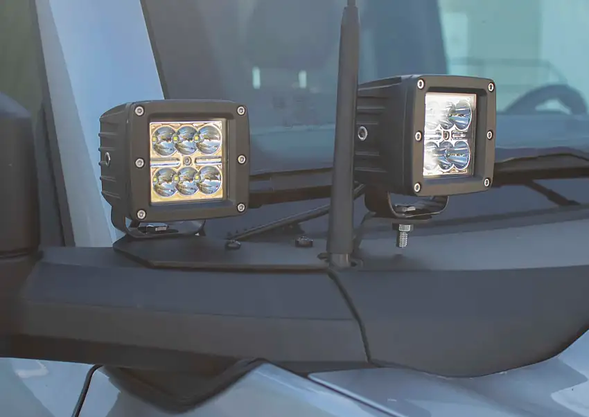 Fishbone Cowl Pod Light Bracket Set for 2021+ Ford Bronco FB21350