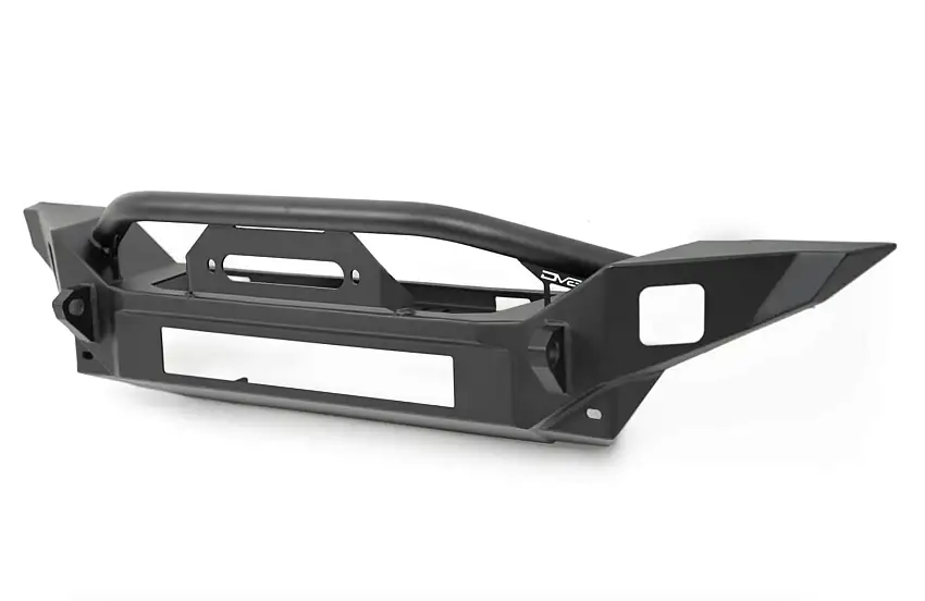 DV8 OffRoad FS-7 Mid-Width Winch Front Bumper for 07-25 Jeep Wrangler JK, JL, & Gladiator JT FBJL-07