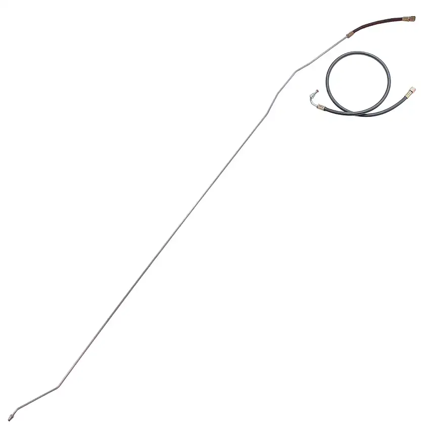 1988 Chevrolet/GMC Truck 2wd Fuel Return Line 5/16", 2pc, V8, 1/2-3/4 ton, Ext Cab, Longbed, F.I. w/Rubber Hose, Stainless