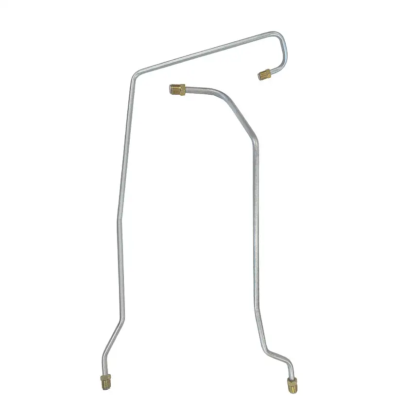1962-64 Chevrolet Corvair 500/700/900 Monza (Two-Carb Setup) Pump to Carb Lines 2pc, Stainless