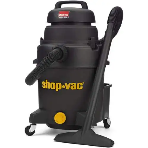 Industrial Vacuum, Wet/Dry, 10 Gal., 6.0 HP