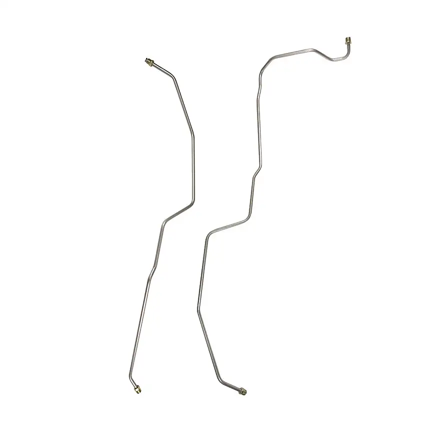 1976-79 Jeep CJ-7 Trans Cooler Lines 2pc, T-400, 6cyl, Stainless