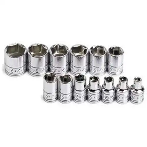 Socket Set, 1/4 Drive, Metric