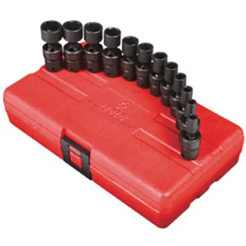 1/4 Inch Dr 6 Pt 12 Pc Standard Universal Metric Set