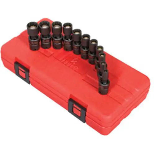 1/4 Inch Dr 12 Pt 11 Pc Standard Magnetic Universal Metric S