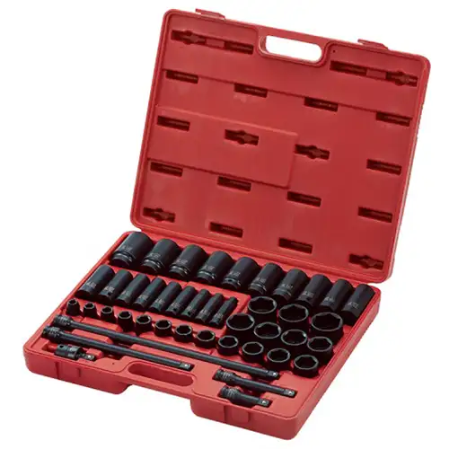 1/2" Drive SAE Master Impact Socket Set