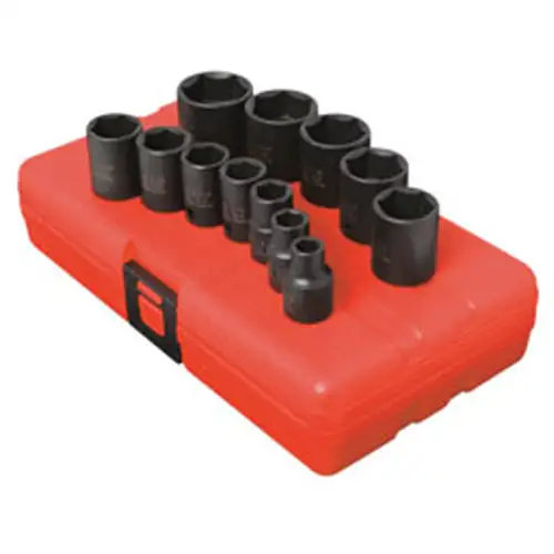 3/8 Inch Dr 6 Pt 12 Pc Standard Fractional Set