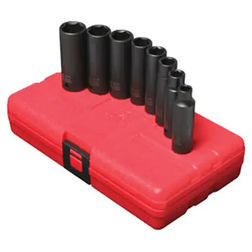 3/8 Inch Drive 8 Piece SAE Deep Set