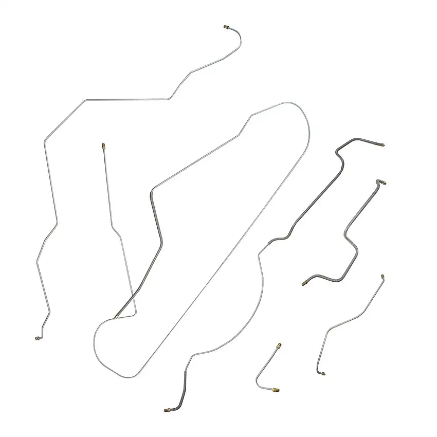 1963 Oldsmobile Starfire/Jetstar/Delta 88 123" WB Manual Drum Brake Line Kit 6pc, Stainless