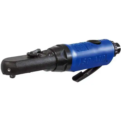 Sealed Flat Head Mini Ratchet, 1/4" Drive, 4-25 ft-lbs., 2.5 CFM