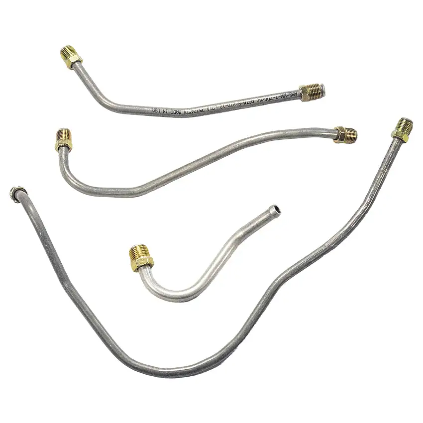 1961-62 Pontiac Grand Prix 120" WB 5/16", 3/8" Tri-Power Lines 4pc, Stainless