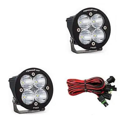 Baja Designs Squadron-R Pro Black LED Auxiliary Light Pod Pair 597801-