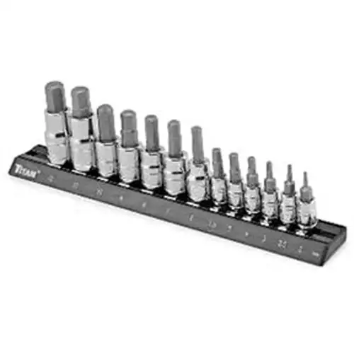 Metric Hex Socket Set, 13 Pc
