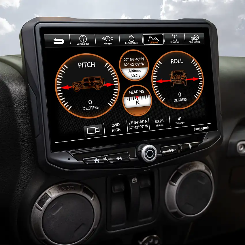 Stinger Off-Road HEIGH10 Radio Fully Integrated Kit for 11-18 Jeep Wrangler JK, JKU RB10JK11K